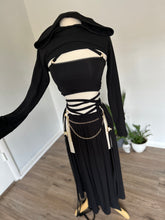 Load image into Gallery viewer, Serpentina Skirt - Black, Olive or Cappuccino Bamboo