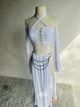 Load image into Gallery viewer, Sale - Galadriel TOP AND GLOVES ONLY- White Bamboo - XS/Small