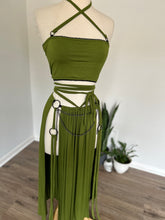 Load image into Gallery viewer, Serpentina Skirt - Black, Olive or Cappuccino Bamboo