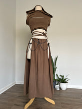Load image into Gallery viewer, Akasha Skirt - Black, Olive or Cappuccino Bamboo