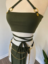 Load image into Gallery viewer, SALE - Olive Skirt and Top - XS/Small