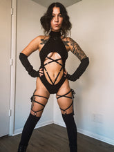 Load image into Gallery viewer, Domina Leo - Black Cotton