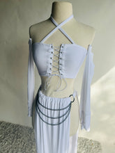 Load image into Gallery viewer, Sale - Galadriel TOP AND GLOVES ONLY- White Bamboo - XS/Small