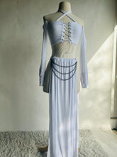 Load image into Gallery viewer, Sale - Galadriel TOP AND GLOVES ONLY- White Bamboo - XS/Small