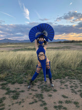 Load image into Gallery viewer, Kitana Set in BLUE - 5 piece set - Mortal Kombat Cosplay
