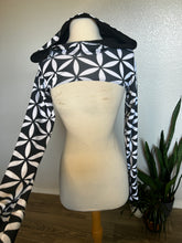 Load image into Gallery viewer, Flower of Life Hooded Shrug - XS/Small
