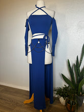 Load image into Gallery viewer, Blue Akasha Set - Skirt, Top and Gloves - XS/Small