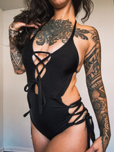 Load image into Gallery viewer, LIMITED - Swimsuit in Black - One Piece Bathing Suit
