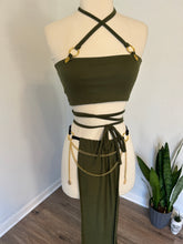Load image into Gallery viewer, SALE - Olive Skirt and Top - XS/Small
