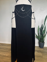 Load image into Gallery viewer, Akasha Skirt - Gunmetal Moon and Hardware - Black Bamboo
