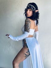 Load image into Gallery viewer, Sale - Galadriel TOP AND GLOVES ONLY- White Bamboo - XS/Small
