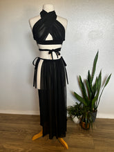 Load image into Gallery viewer, Black Mesh Skirt and Top - XS-L
