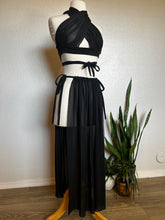 Load image into Gallery viewer, Black Mesh Skirt and Top - XS-L
