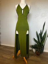 Load image into Gallery viewer, Olive Belladonna Dress with Hooded Shrug - Bamboo - Multiple Sizes
