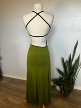 Load image into Gallery viewer, Olive Belladonna Dress with Hooded Shrug - Bamboo - Multiple Sizes
