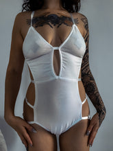 Load image into Gallery viewer, Queen of Swords Bodysuit - White Cotton
